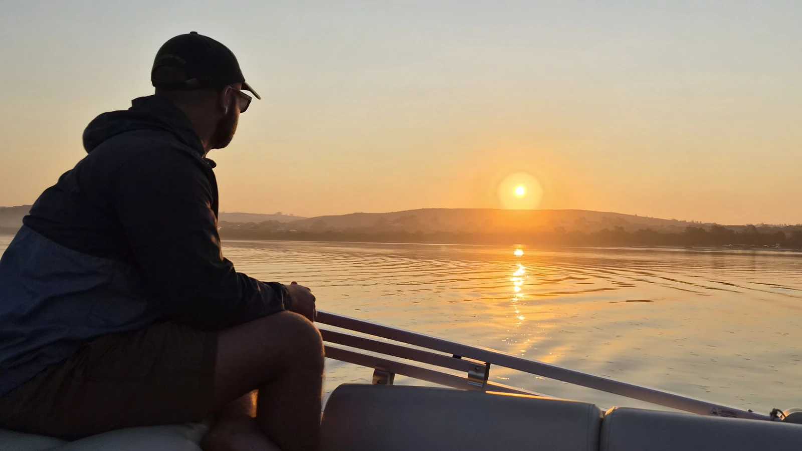 A sunset cruise on the river